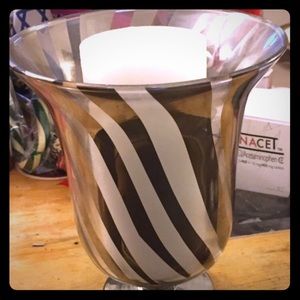 Beautiful stand up candle with holder